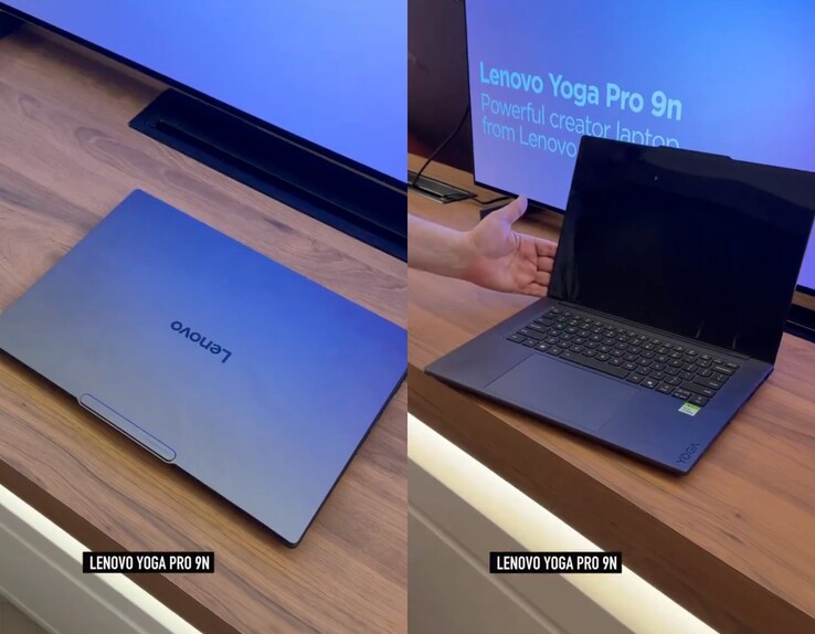 The Lenovo Yoga Pro 9n as shown at Computex 2026.