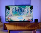Valve Steam Machine shown in living room next to a TV (Image source: screenshot, Valve YouTube with edits)