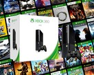 Xbox 360 console shown with retro games