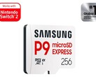 The 256GB capacity of the Samsung P9 Express microSD Express card has received a heavy discount on Amazon. (Image source: Samsung)
