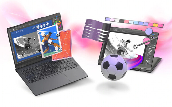 The Yoga 7i 2-in-1 Gen 11 Aura Edition 14-inch variant. (Image source: Lenovo)
