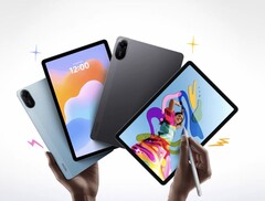The Redmi Pad 2 (pictured here) features up to 8 GB RAM and a 9,000 mAh battery.