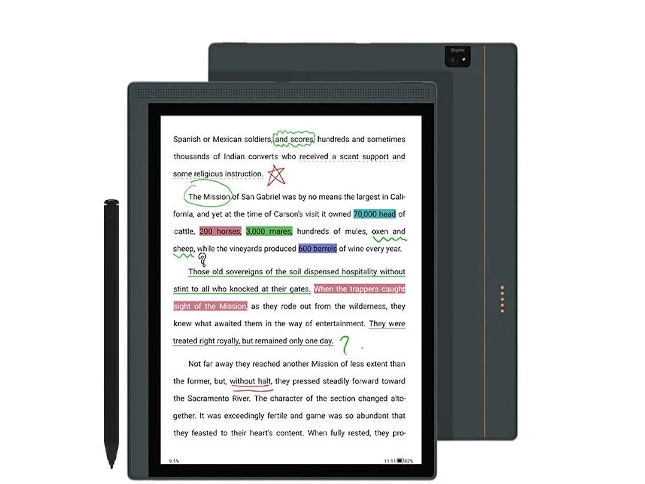 Bigme B1051C: Tablet Comes With Android 14, A Color E Ink Display, An ...