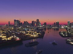 The new GTA 6 short video shows Vice City at night, but many fans are focusing primarily on the Ferris wheel’s missing reflection.