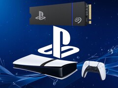 PS5 storage upgrade with Seagate SSD shown