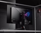 The ROG Swift OLED PG32UCDM Gen3 from the rear.
