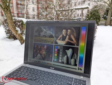 Outdoors at an oblique viewing angle