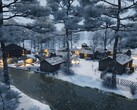 An image showing a village in Sengoku Dynasty.