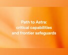 OpenAI graphic reading Path to Astra, critical capabilities and frontier safeguards