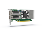 The QXG-100G2SF-BCM provides very fast 100GbE connections (Image source: QNAP)