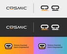 System76 presents the logo of its Cosmic Desktop in different variations (Image: System76).