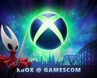 Xbox Gamescom 2025 banner with Hornet from Hollow Knight: Silksong (Image source: Xbox Wire, Team Cherry with edits)