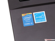 Heart of the notebook is a fast Core i5-4210U.