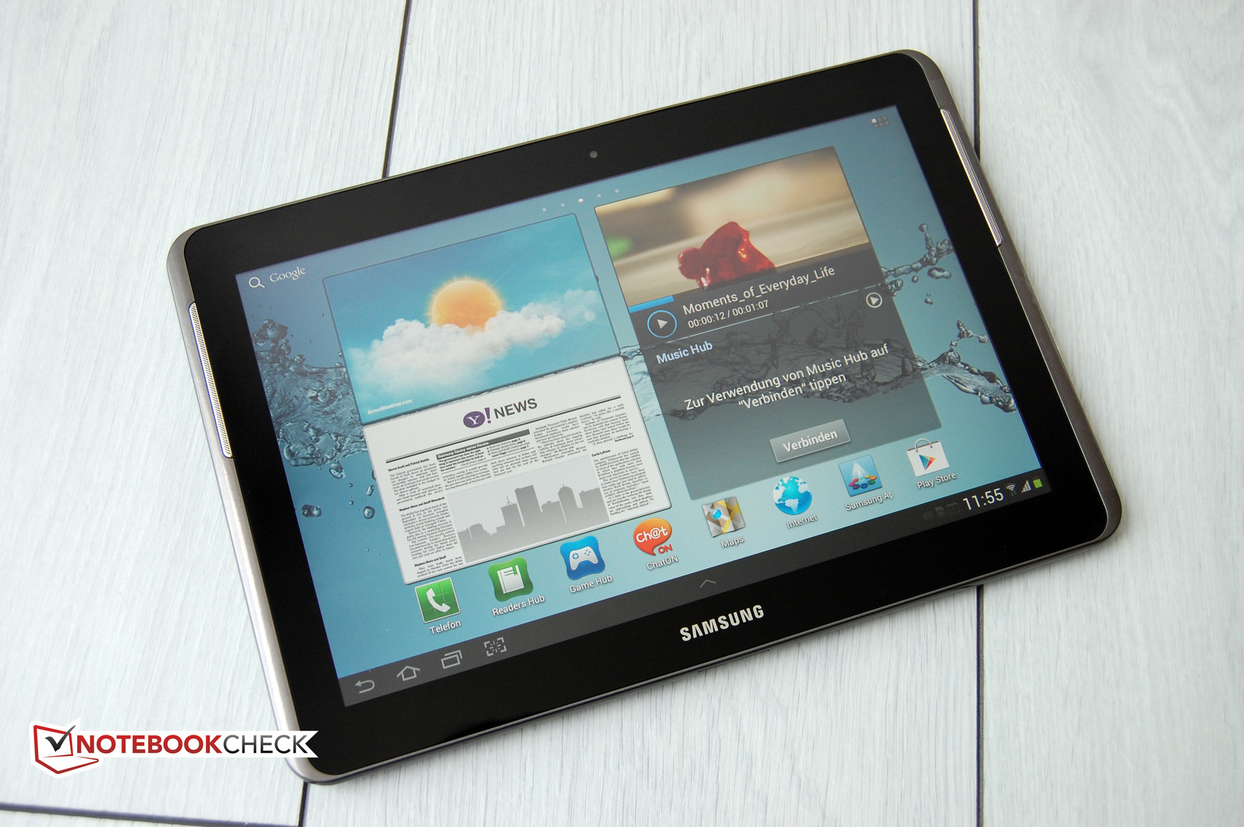 Lot verkoopplan Vorming Review Samsung 10.1" Galaxy Tab 2 Tablet/MID - NotebookCheck.net Reviews