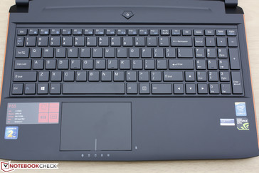 Standard keyboard layout with no auxiliary or Macro keys
