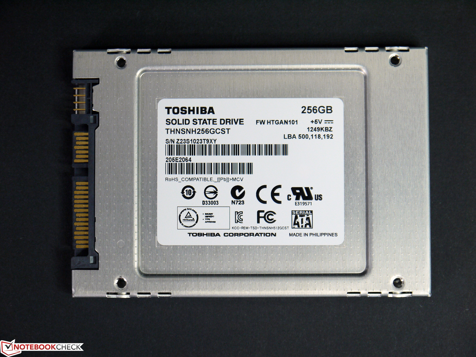 Review Toshiba HG5d 256 GB SSD (THNSNH256GCST) -  Reviews