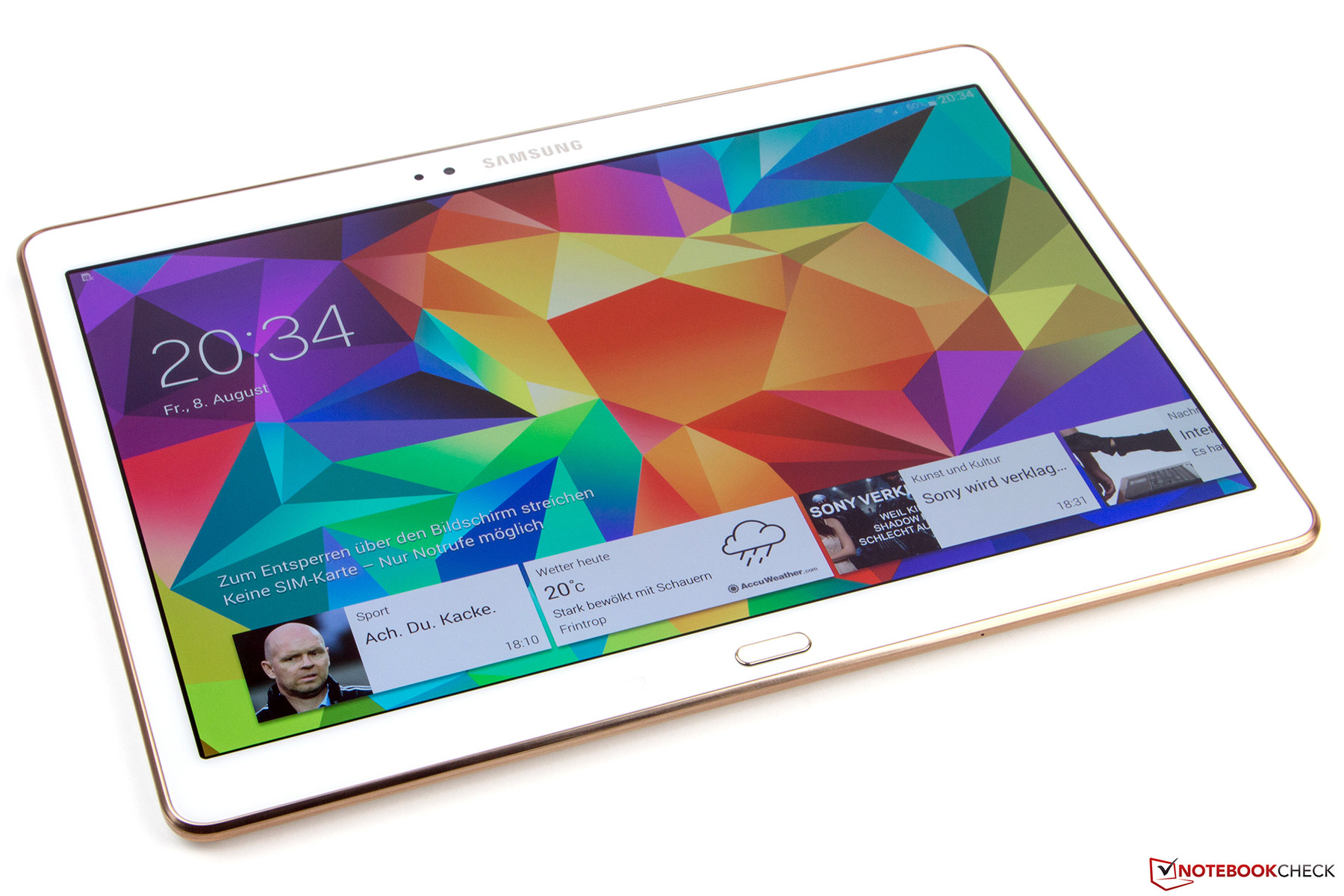 Samsung Galaxy Tab S 10.5 Tablet Review - NotebookCheck.net Reviews