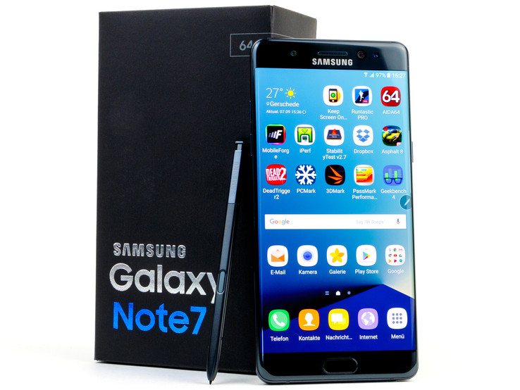 Galaxy Note 7 Smartphone Review - NotebookCheck.net Reviews