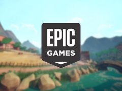 An ingame screenshot with the Epic Games logo on top.