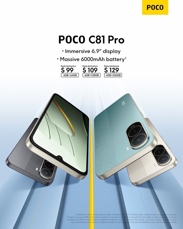 The Poco C81 Pro price details