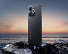 The Realme P4 Lite in obsidian black colorway