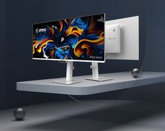 The MSI PRO MAX monitor features a 34-inch WQHD QD-OLED panel.