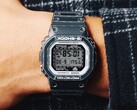 The Casio origami-inspired watches (DW-5600RGM-1 pictured) are now available in the UK. (Image source: Casio)