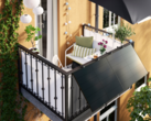 The IKEA balcony power plants (pictured) are offered in partnership with Svea Solar. (Image source: IKEA)