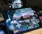 Dolphin Netplay running Star Fox: Assault across two different Android devices.