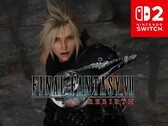 Final Fantasy 7 Rebirth Switch 2 banner is shown