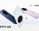 The Oppo A6L is available in white, blue, and pink colorways (Image source: Oppo)