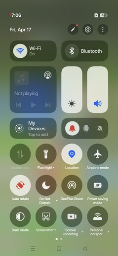 Quick controls