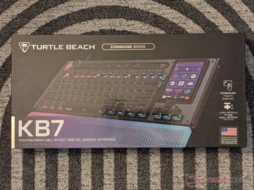 Turtle Beach Command Series KB7 keyboard retail box.