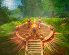 Pictured - an official ingame screenshot from Dragon Quest I & II HD-2D Remake. (Image source: Steam)