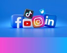 Logos of popular social media platforms