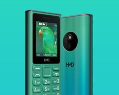 The HMD 105 and HMD 110 are 2G feature phones, latter pictured. (Image source: HMD Global)