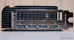 Ports: 3x DisplayPort 2.1b-out, 1x HDMI 2.1b-out