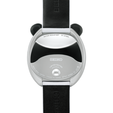 The Seiko power design project panda chronograph in white
