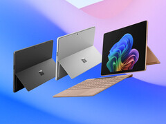 The Surface Pro 12 in its three rumoured colour options.