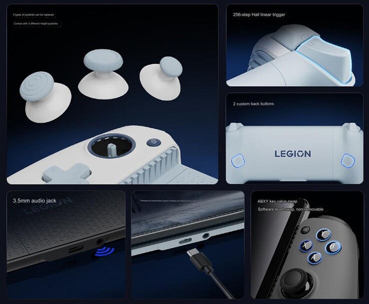 Other highlights of the mobile controller (Image source: Lenovo - machine translated)