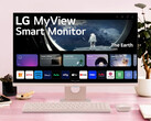 The MyView Smart Monitor Desktop Setup. (Source: LG)