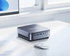 The Acemagic M5 currently starts at $639 with discounts in place. Pictured: a promo picture showing the mini PC on a desk.