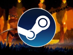 An image showing the game Unbound: Worlds Apart and the Steam logo.