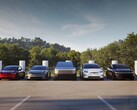A collection of Tesla electric vehicles (Image source: Tesla)