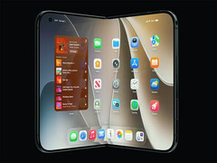 Apple iPhone Ultra foldable phone render.