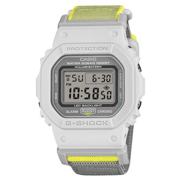 G-Shock DW-5600MNC-7A8 with a white bezel