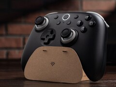 The 8BitDo Ultimate 3C+ wireless controller comes with a DIY cardboard stand.