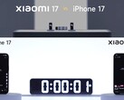 The Xiaomi 17 with 7,000mAh takes on the iPhone 17 with 3,692mAh and a 5,000mAh power bank (Image source: Xiaomi)