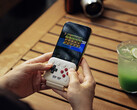 The 8BitDo FlipPad plugs into the USB-C port of your smartphone.