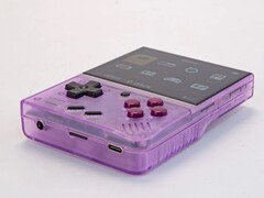 The Miyoo Mini Plus V2 is available in four colors including Transparent Purple (pictured).
